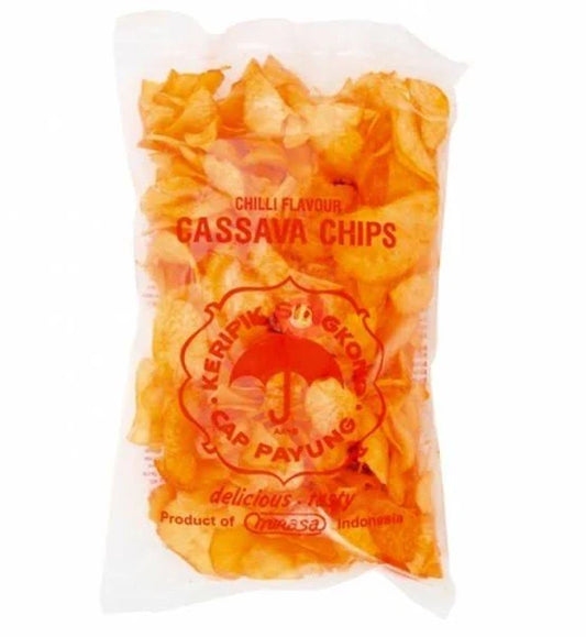 KERIPIK SINGKONG Cassava Chips Chili 250g