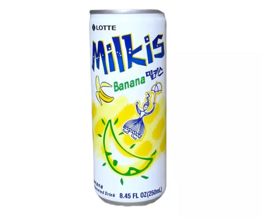 LOTTE Milkis Soft Drink Banana 250ml