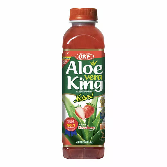 OKF Aloe Vera Drink Strawberry 500ml